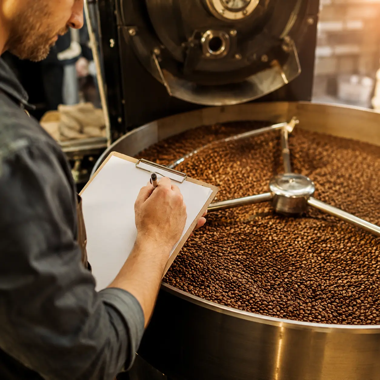 Arabica coffee quality inspection and grading before bulk supply