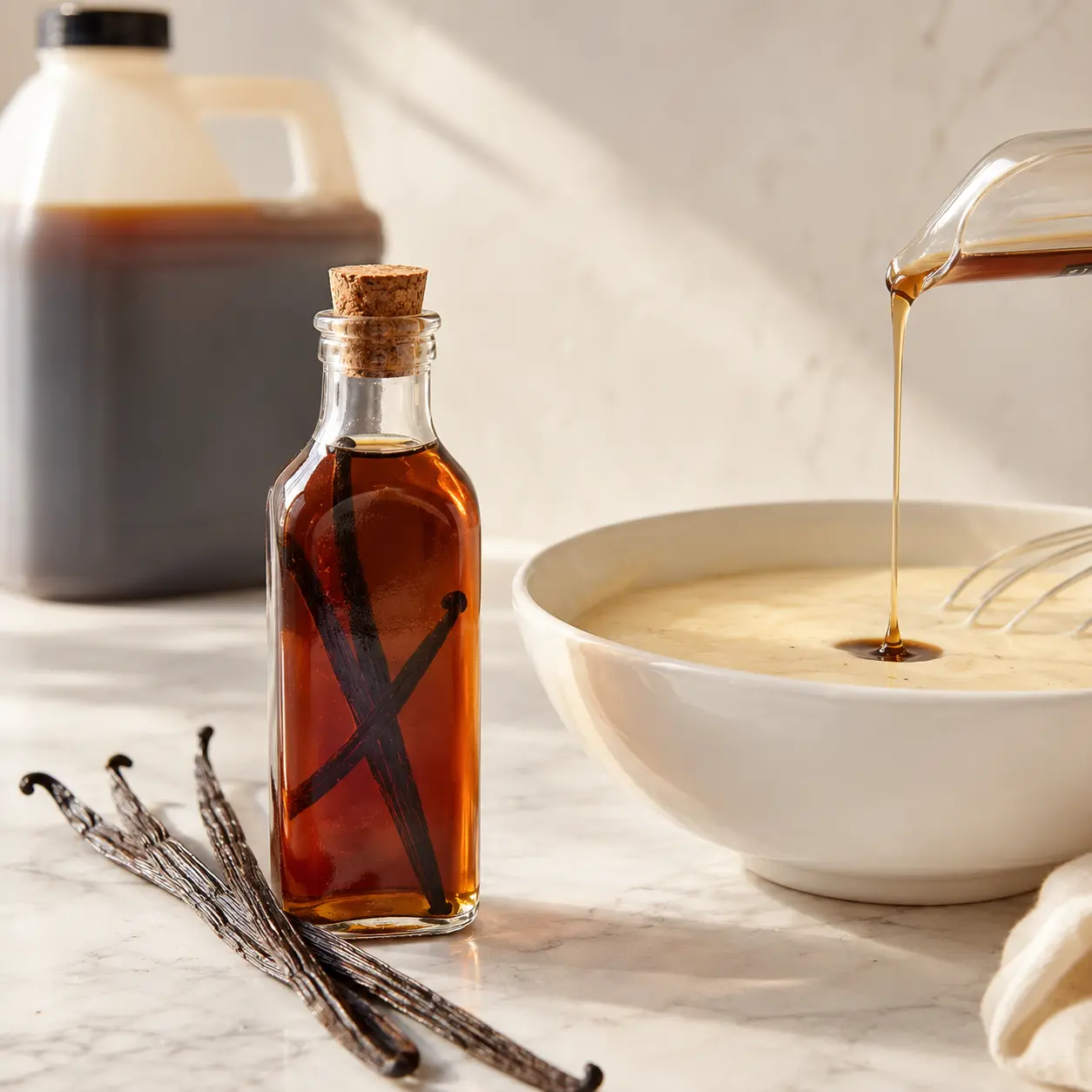Ethanol-based vanilla extract from Farmoganic