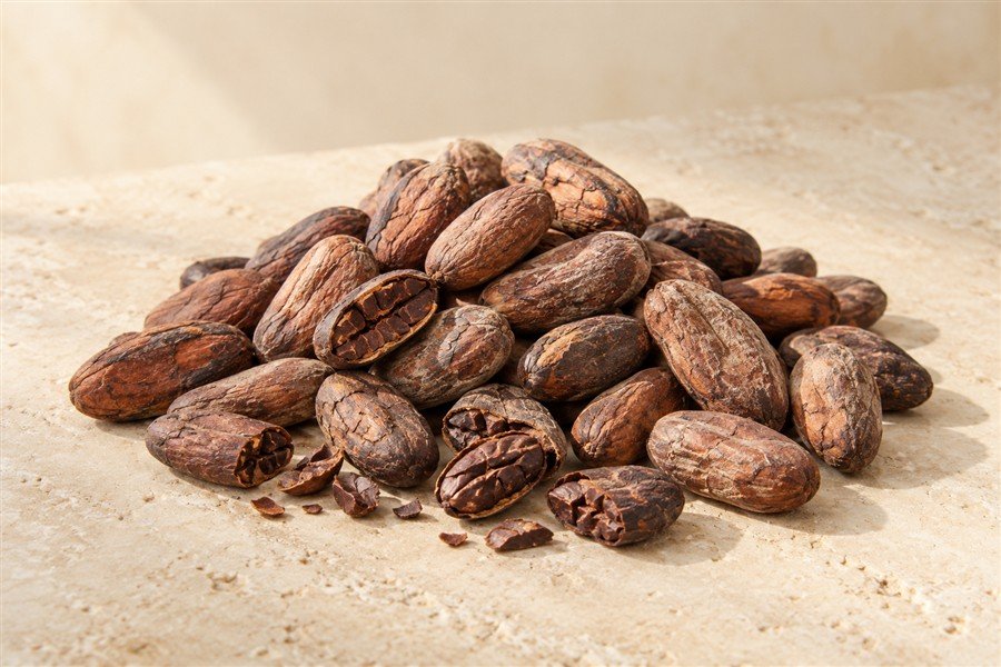 Dried cocoa beans